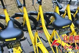 进肥1个月千余辆“小黄车”“很受伤”图片