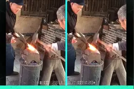 大锤跟着小锤砸，古老的打铁技艺，现在知道原因的不多了~视频封面