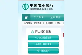 农业银行官网登录入口图片