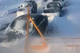 暴风雪致新疆玛依塔斯出现“雪盲” 千余名滞困旅客已脱险图片