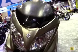 2017铃木BURGMAN 200踏板车 车展实拍视频封面