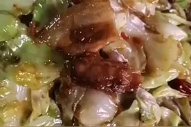 甘蓝这样做老香了#美食教程