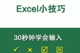 #excel #vlog  如何输入✔ ✘