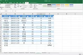 Excel中快速创建表格样式的方法