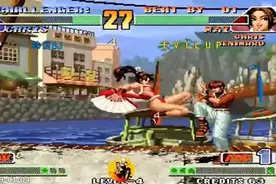 拳皇98c 韩国BJ不愧平台实力第一人，暴走丽安娜势不可挡！