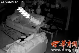 家中监控夜夜拍到“白光” 西安6旬老人吓得睡不着图片