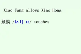 看我怎么背音标单词的：允许allow触摸touch