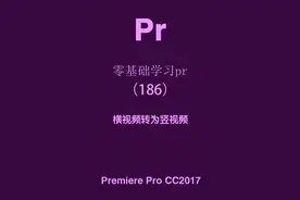 #零基础学pr 【横视频转为竖视频】#pr教程