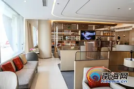 海南航空国际贵宾室海翼堂在首都机场揭幕图片