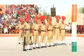 阅兵视频 印度士兵检阅，全程靠“吼”和“高抬腿”！视频封面