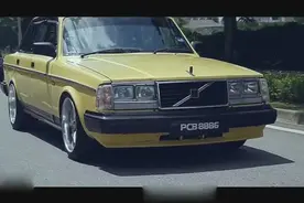 把三台80年代沃尔沃开上街是什么感觉？难怪香港老电影里都是它