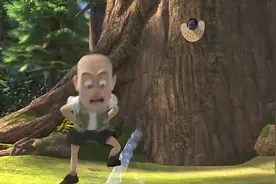 熊出没之探险2：天才威把实验室安在了大树里，有暗语才能进去！