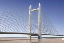 济齐黄河公路大桥预计7月通车，免！费！通！行！设计时速每小时80公里！图片