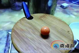 海口市民买海螺买到了“龙珠” 经鉴定系美乐珠图片