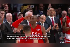 全明星赛得分王争霸史 2012科比超越乔丹 2016詹姆斯超越科比视频封面