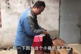 农村灌香肠全过程，原来香肠是这样做出来的，10斤猪肉能做一大串