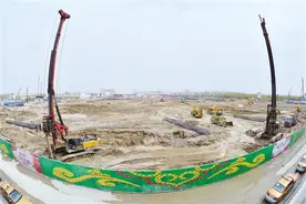 “七网”共建 “七业”同兴——包头市重大项目开复工建设剪影图片