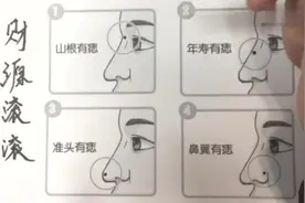 鼻子长痣解读运势，不同位置寓意不同，你有哪些