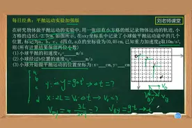 高一物理：对于难度增大的平抛实验，注意解题思路！