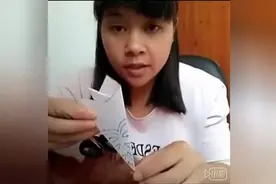 美女手把手教剪雪花，让你重温美好！