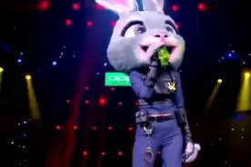 《蒙面唱将》兔朱迪一开口，全场沸腾！这是一只最会唱歌的兔子！