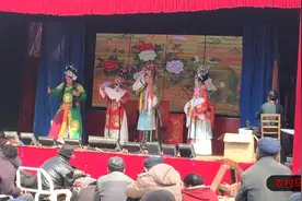 河南农村唱大戏，3000块钱一场的豫剧团，你能听懂吗看唱的咋样？视频封面