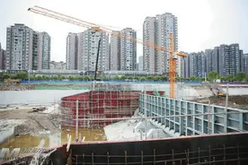 安昌河石桥铺闸坝工程快速推进图片