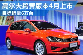 高尔夫跨界版将于4月上市 目标销量6万台图片