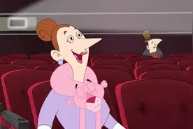 为了混进电影院，粉红豹变成贵妇的皮草，却被小人一眼识破！视频封面