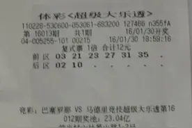 吉林彩友“6+2”小复式 喜中大乐透奖金39.4万图片