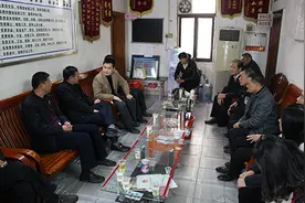 河南岸街道党政主要领导开展开年走访活动图片