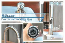 不留卫生死角 摩恩水槽博格系列龙头测评图片