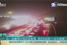 五一小长假前浙江高速大流量已出现，暂勿长时间停留视频封面