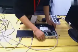 POE摄像头加交换机连接教程