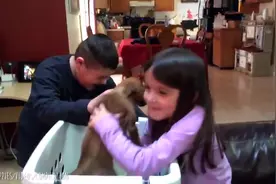 国外小朋友收到狗狗时基本都会感动失控视频封面