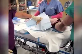 白血病宝宝腰椎穿刺术抽取脑脊液过程实录，宝宝加油你是最棒的