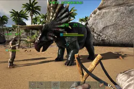 方舟生存进化多人联机 暗墨解说 02 抓三角龙