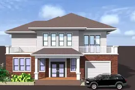 农村二层美食别墅，占地18*16米，配全套施工图，喜欢的联系收藏视频封面