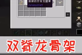 #我的世界 #游戏 教大家双脊龙骨架组装方法。
