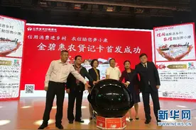 云南农信社首发“金碧惠农贷记卡” 填补云南农民贷记卡金融服务空白图片