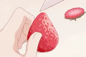 草莓与玫瑰的唯一区别是，更甜。图片