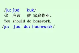 自学英语：英语情态动词应该should/ʃud/I should的提问形式should I?