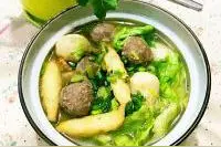 胃胀气怎么办？教你做一碗肉丸胡椒汤，缓解胃寒，胃胀气图片