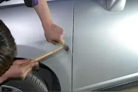 车身出现凹痕怎么办？ 最低的修复成本不到30元图片