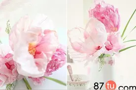 水彩装饰纸花折纸图解教程图片