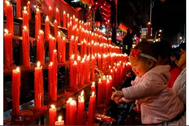 民俗，元宵“尾暝灯”图片