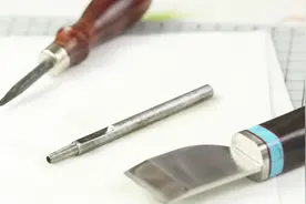 手工皮具技艺——工具保养：裁皮刀打磨、圆冲除锈、削边刀打磨等
