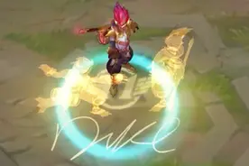 卡尔测试SKT艾克新皮肤，刻上DUKE名字的专属皮肤很帅视频封面