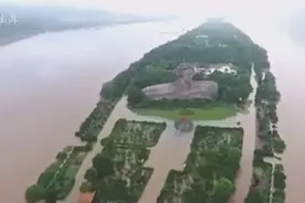 湘江长沙水位39.22米，橘子洲被淹视频封面