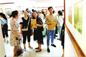 邯郸教育美术协会在滏春中学成立图片